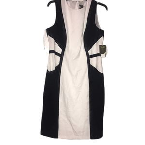 NWT Taylor dress ivory / black size 12